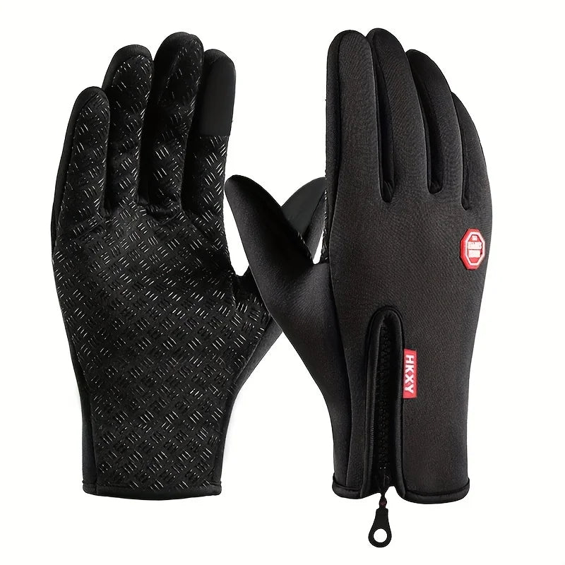 Winter Gloves For Men Women Touchscreen Warm Outdoor Cycling Driving Motorcycle Cold Gloves Windproof Non Slip Gloves 
